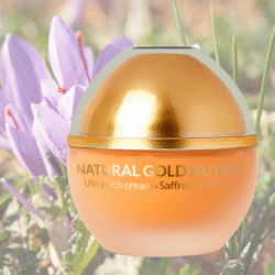 Kremas maitinantis su šafranu ir arganu nakčiai NATURAL GOLD NUTRIV