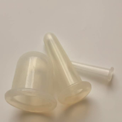 Vakuuminės taurės masažui - baltos, 3 vnt.